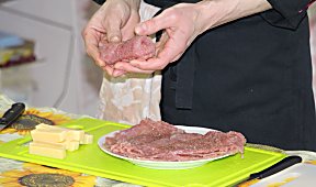 Готовим мясо на мастер-классе "Ешь и стройней"