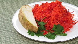 Салат метелка с кунжутом